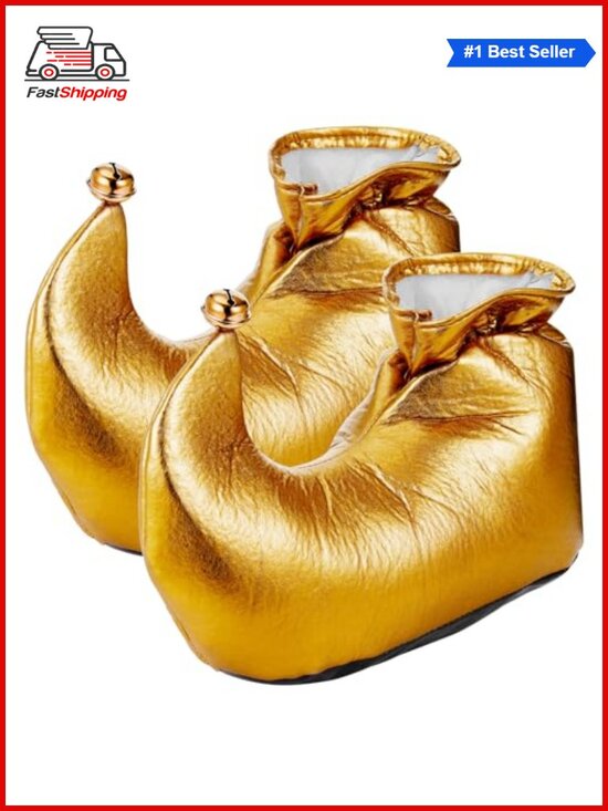 Other - 🎅 Adult Elf Costume Shoes Jester Christmas Cosplay Footwear Unisex